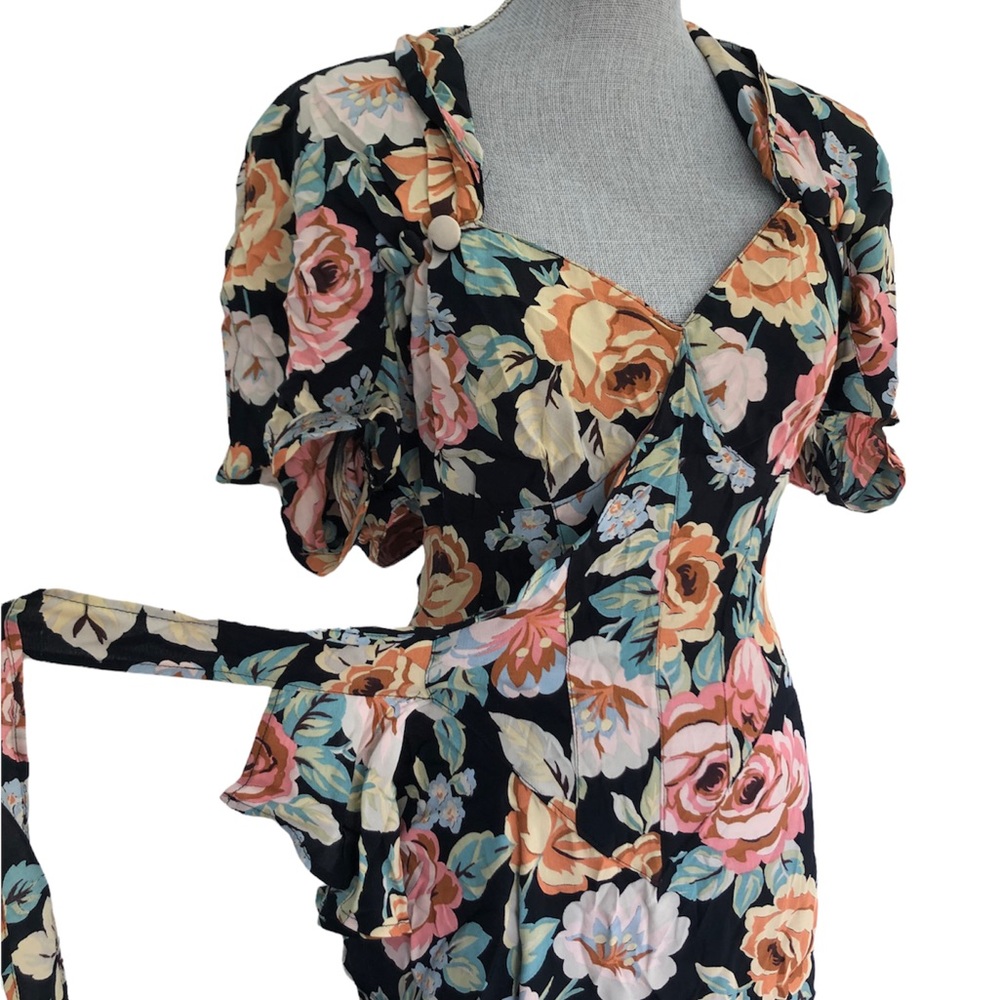 Vintage Karen Alexander Floral Maxi Dress - Picture 2 of 6